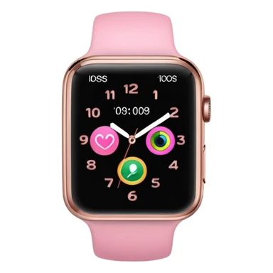 pink smart watch sticker