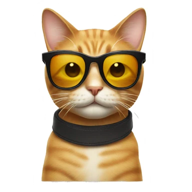 cat wit sunglasses sticker