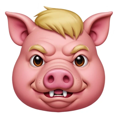 Trump pig real sticker