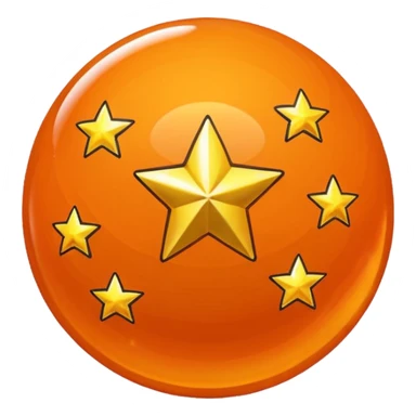 4 star dragonball from dragon ball z sticker