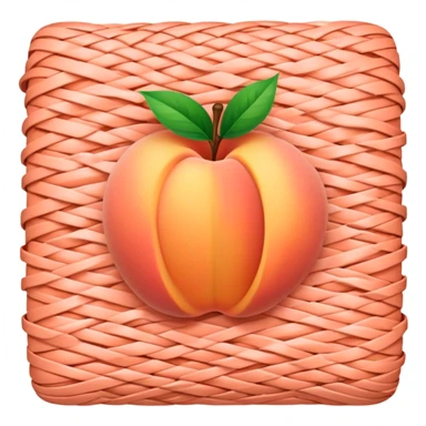 Peach bandage sticker