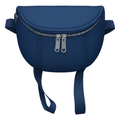 Navy blue fanny bag  sticker
