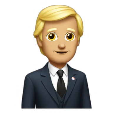 French trump sticker