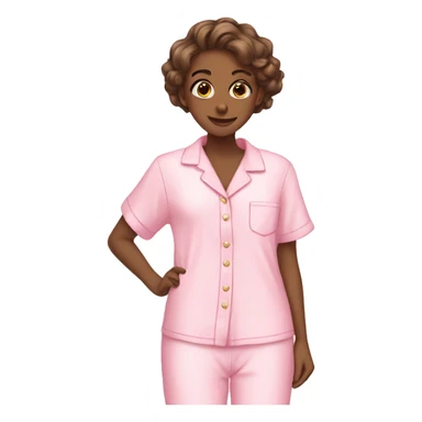 Pink pastel pajamas cute sticker