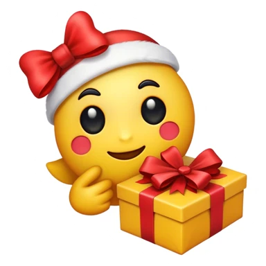 emoji holding its next with eyes that loo like x sticker