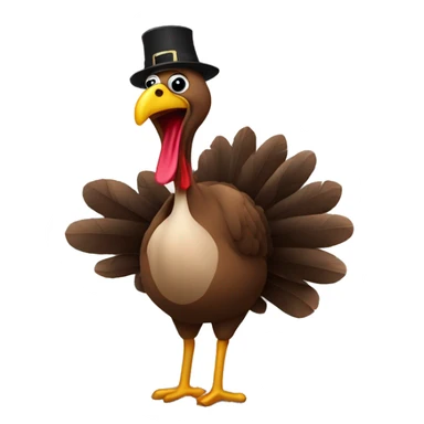 Turkey dancing sticker
