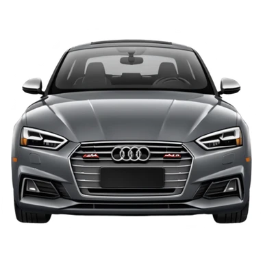2019 dark grey Audi a5 coupe  sticker
