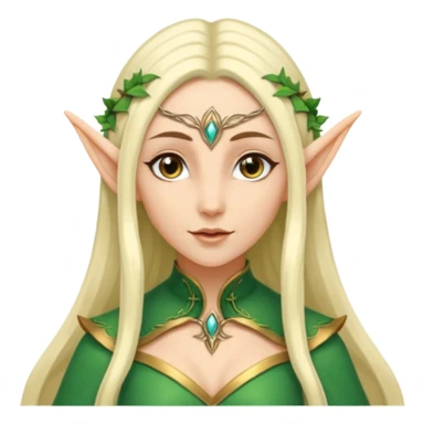 Elf woman sticker