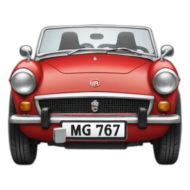 mg midget sticker