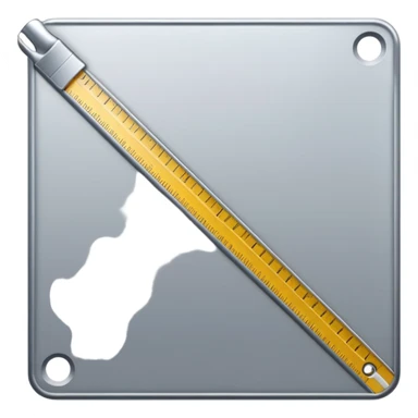 mac os icon square crop tool ruler sticker