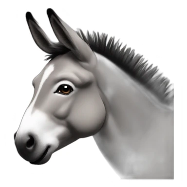 Donkey lips sticker
