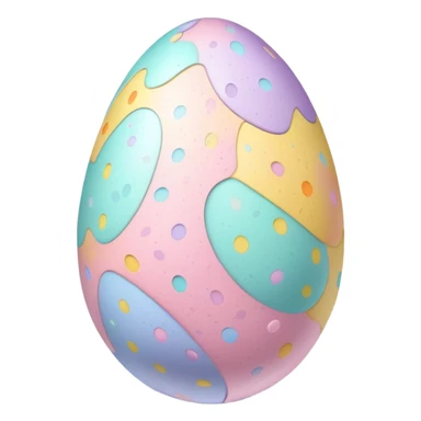 
pastel easter egg sticker