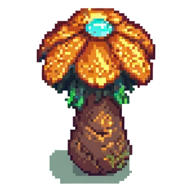 glowing mushroom sticker