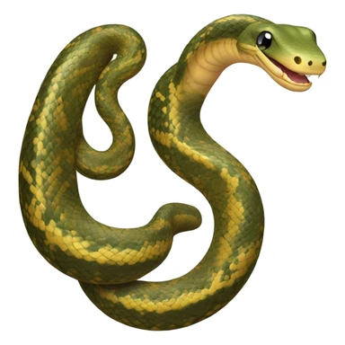 Fat snake  sticker