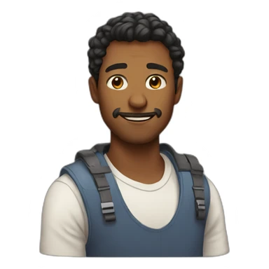 man who loves cat sticker