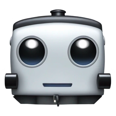 A electric locomotive (With little shiny black Kirby eyes) sticker