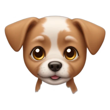 Little dog called candy sticker