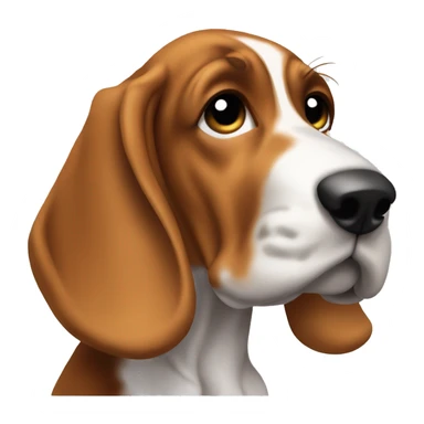 frontend development with basset hound puppy  sticker