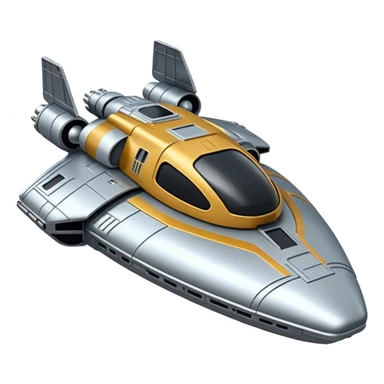 a star wars space ship sticker