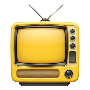 Mobile yellow tv sticker