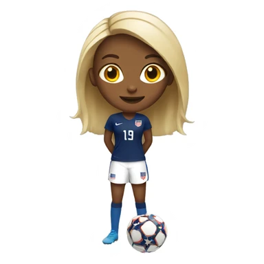 USA woman soccer sticker