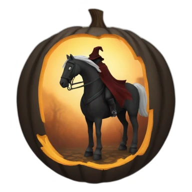 Headless horseman sticker