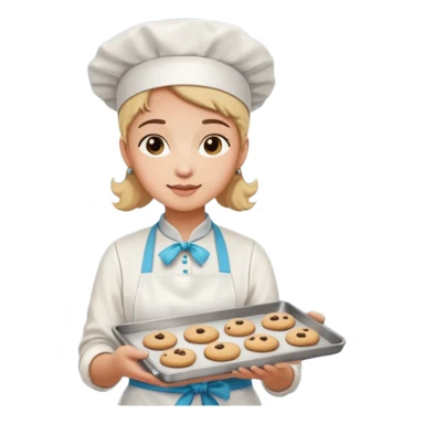 pastelero haciendo cokies sticker