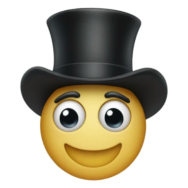 Heart wearing a top hat sticker