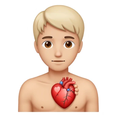 Heart put back together  sticker