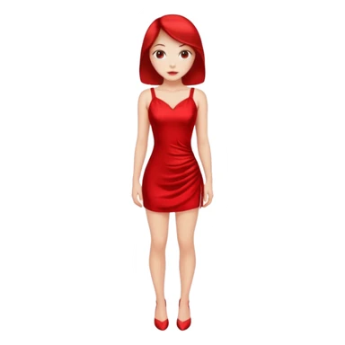 A Girl with hot short dress sticker