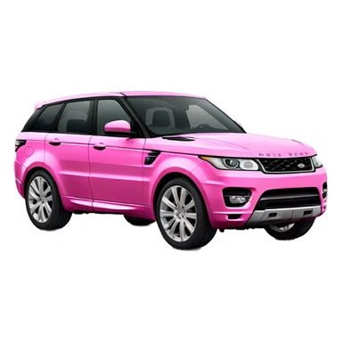 Pink Range Rover Sport sticker