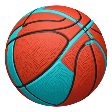 basketball (#00A3E0) and red (#F9423A) sticker