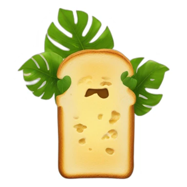 Les Toast des ils tropicals sticker