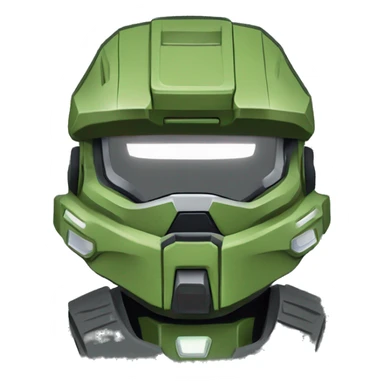 master chief halo panda bear sticker