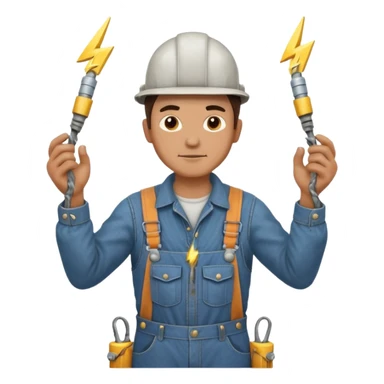 steeplejack man lightning conductor  sticker