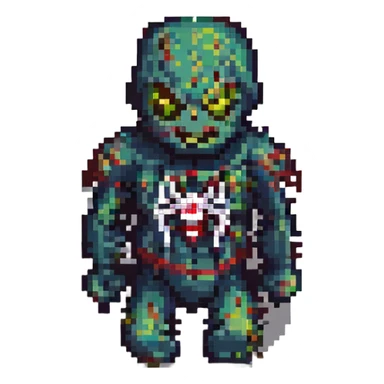 zombie spider-man sticker