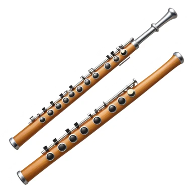 flute traverso sticker