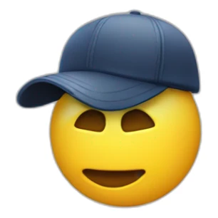 Gorra con un walkie tookie  sticker