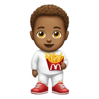 mcdonalds and kfc baby sticker