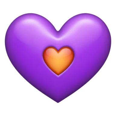 The Letter “i” inside a Purple Heart sticker