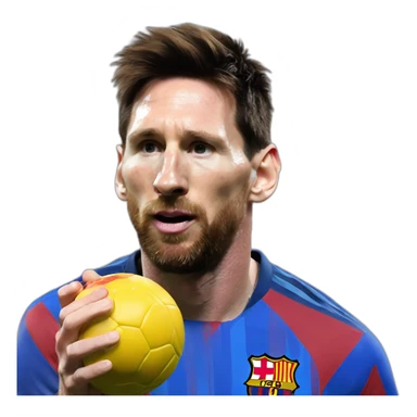 Messi qui mange sticker