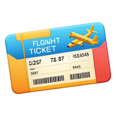I will buy the flight ticket sticker