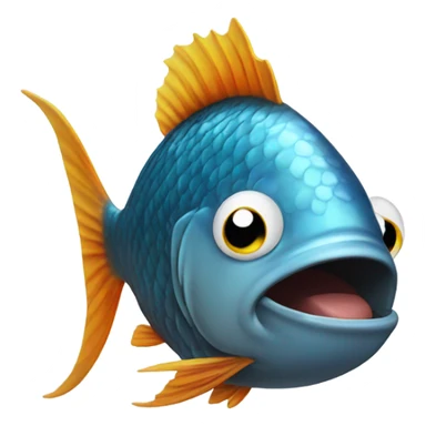 Fish partying  sticker
