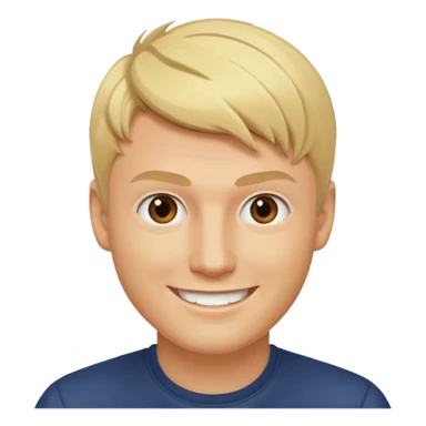 Nick Carter with blonde hair sticker