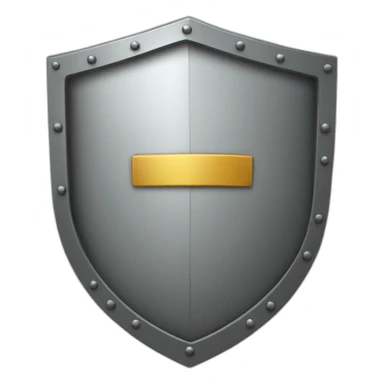 shield with notch sticker