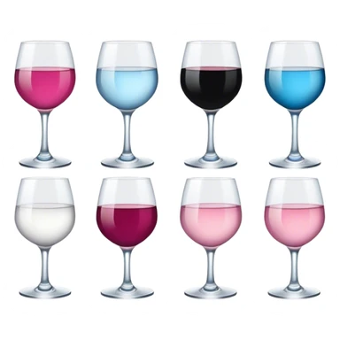 Burdeos, blue, black, white, grey and pink  sticker