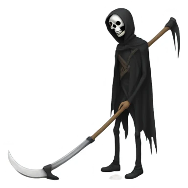 death with scythe sticker