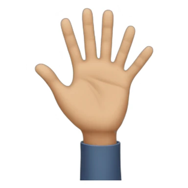 man emoji signal whatever with hand sticker