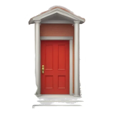 red door sticker