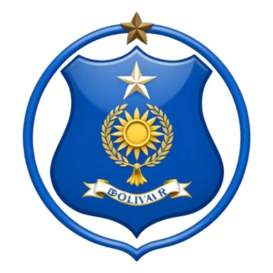 Escudo del club bolivar de la paz bolivia sticker